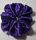 Purple Satin Scrunchie (Medium)